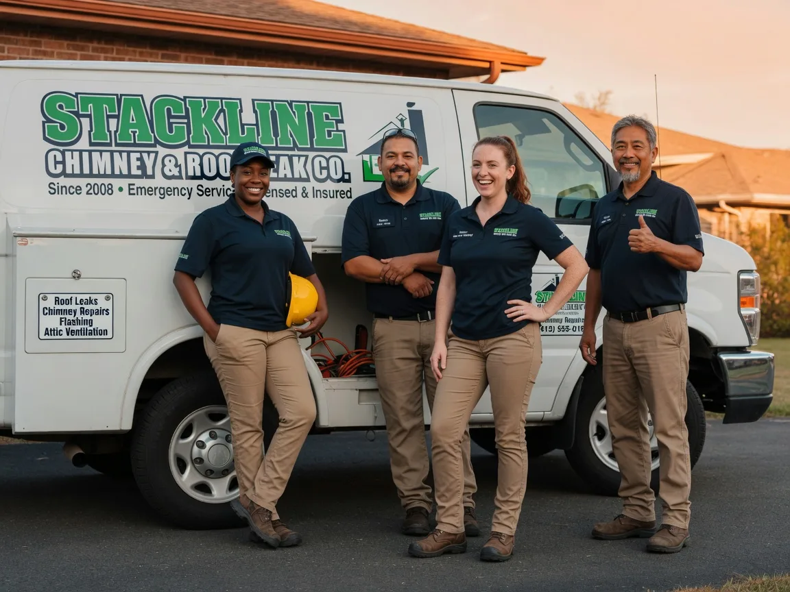 Chimney flashing repair company in Fairview, IL